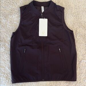 Lululemon Like The Wind Vest color Pelt dark purple brown undertones size 6 NWT